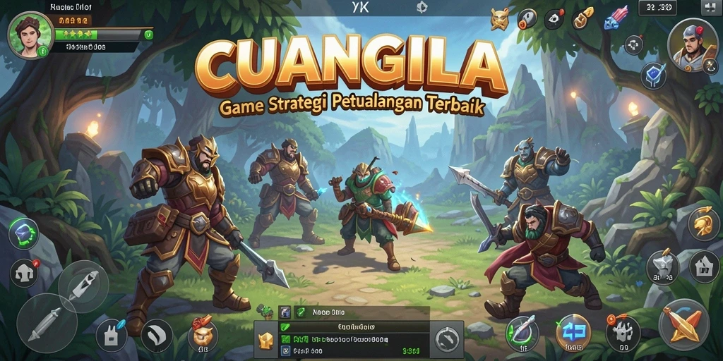Tampilan utama gameplay CUANGILA yang mendebarkan dan strategis.