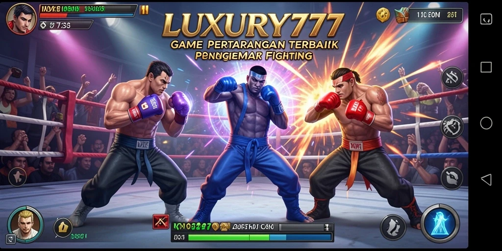 Gambaran pertarungan intens di LUXURY777.