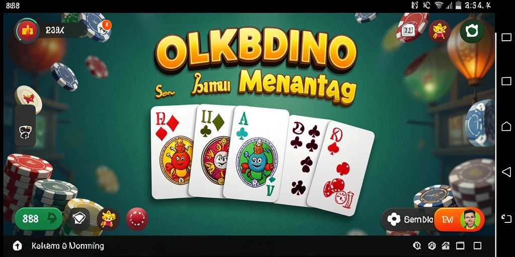 Tampilan gameplay Domino yang seru dan interaktif.