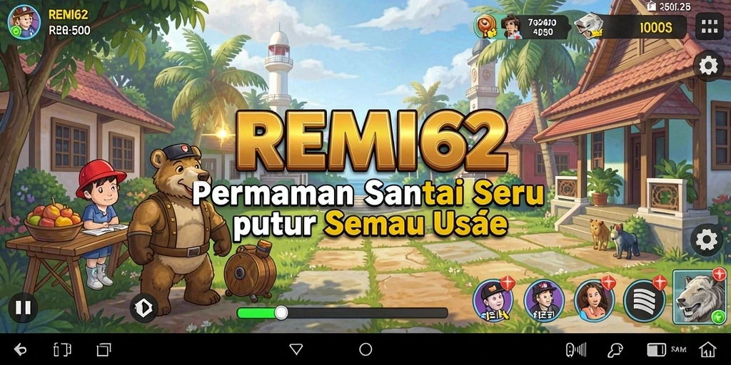 Tampilan gameplay REMI62 yang seru dan interaktif.