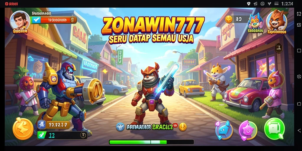 Tampilan gameplay seru dan menantang dari ZONAWIN777.