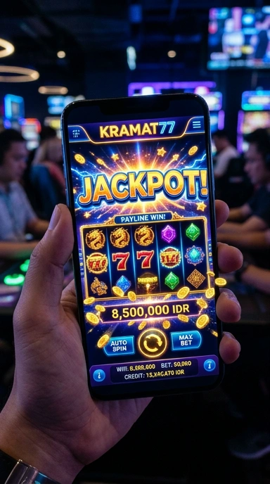 Tampilan antarmuka kramat77 yang mudah digunakan.